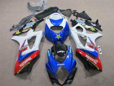 Purchase 2007-2008 Blue White Rockstar Suzuki GSXR1000 Motorcycle Bodywork UK