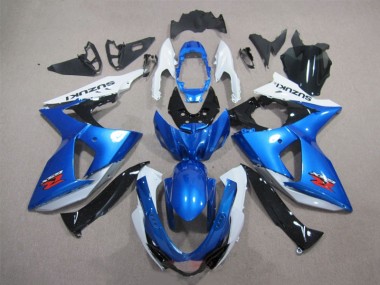 Purchase 2009-2016 Blue White Suzuki GSXR1000 Bike Fairings UK
