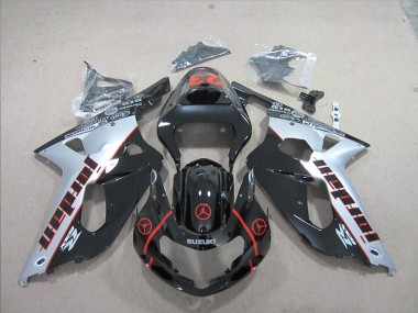 Purchase 2001-2003 Black Red 23 Suzuki GSXR600 Bike Fairing Kit UK