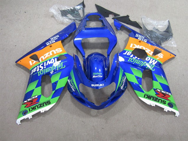 Purchase 2001-2003 Blue Green Telefumia Movistar Suzuki GSXR600 Motorcycle Bodywork UK Purchase 2001-2003 Blue Green Telefumia Movistar Suzuki GSXR600 Motorcycle Bodywork UK