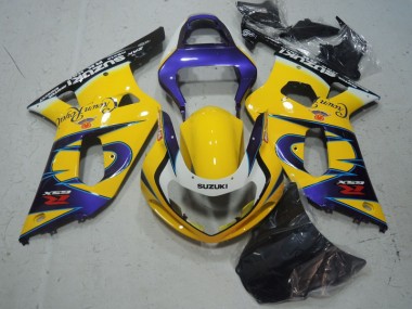 Purchase 2001-2003 Yellow Purple Suzuki GSXR600 Motorbike Fairing Kits UK