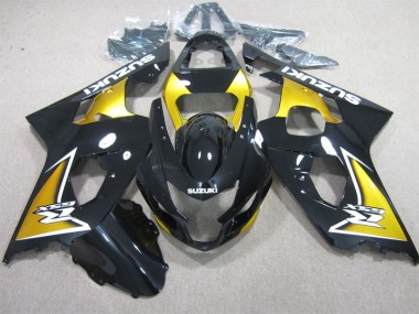 Purchase 2004-2005 Black Yellow Suzuki GSXR600 Motorcycle Replacement Fairings UK