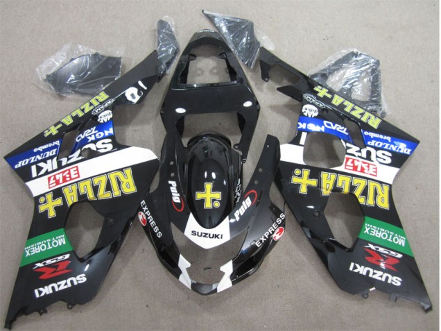 Purchase 2004-2005 Black Yellow Rizla Suzuki GSXR600 Moto Fairings UK Purchase 2004-2005 Black Yellow Rizla Suzuki GSXR600 Moto Fairings UK