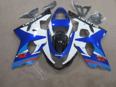 Purchase 2004-2005 Blue White Suzuki GSXR600 Motorcycle Fairings Kits UK