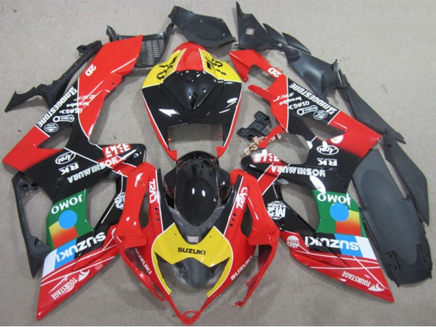 Purchase 2006-2007 Red Yellow Green Blue Black JOMO Suzuki GSXR 600 Motorcycle Fairings UK