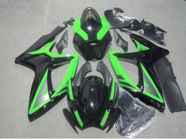 Purchase 2006-2007 Black Green Suzuki GSXR600 Motorbike Fairing UK