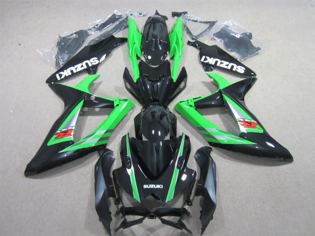 Purchase 2006-2007 Black Green Suzuki GSXR600 Bike Fairings UK Purchase 2006-2007 Black Green Suzuki GSXR600 Bike Fairings UK