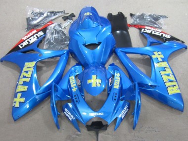 Purchase 2006-2007 Blue Gold Red Rizla Suzuki GSXR 600 Motorcycle Fairings UK