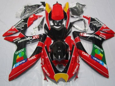 Purchase 2008-2010 Red Black Jomo Suzuki GSXR600 Motorbike Fairing Kits UK
