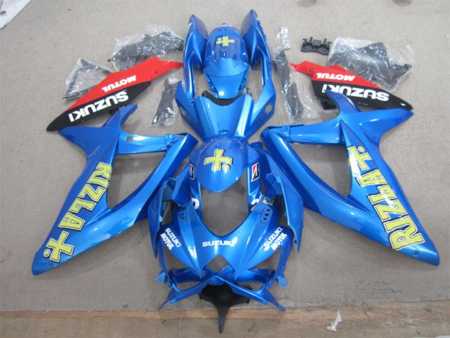 Purchase 2008-2010 Blue Yellow Rizla White Motul Suzuki GSXR600 Motorcycle Fairings UK Purchase 2008-2010 Blue Yellow Rizla White Motul Suzuki GSXR600 Motorcycle Fairings UK