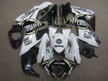 Purchase 2011-2024 White Lucky Strike Black Motul Suzuki GSXR600 Motorcycle Bodywork UK