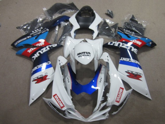Purchase 2011-2024 White Blue Motul Suzuki GSXR600 Moto Fairings UK Purchase 2011-2024 White Blue Motul Suzuki GSXR600 Moto Fairings UK