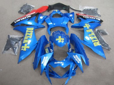 Purchase 2011-2024 Blue Yellow Rizla Suzuki GSXR600 Motorcylce Fairings UK
