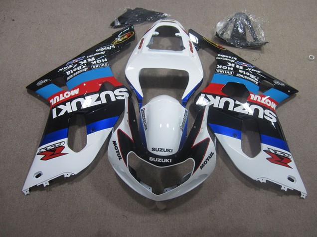 Purchase 2001-2003 White Blue Red Motul Suzuki GSXR750 Motorbike Fairing UK Purchase 2001-2003 White Blue Red Motul Suzuki GSXR750 Motorbike Fairing UK