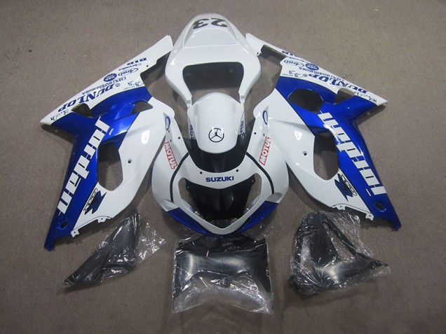 Purchase 2001-2003 White Blue Motul Suzuki GSXR750 Motorcycle Fairing Kit UK