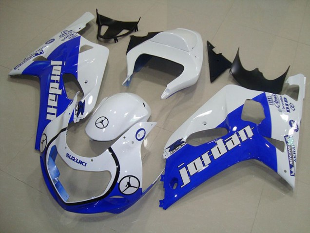 Purchase 2001-2003 Blue White Jordan Suzuki GSXR750 Motorcycle Bodywork UK Purchase 2001-2003 Blue White Jordan Suzuki GSXR750 Motorcycle Bodywork UK