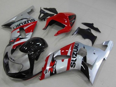 Purchase 2001-2003 Red Silver Black Suzuki GSXR 750 Motorcycle Fairings UK