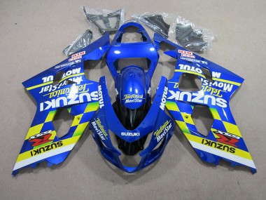 Purchase 2004-2005 Blue Telefunica Movistar Motul Suzuki GSXR750 Motorcycle Fairings Kit UK