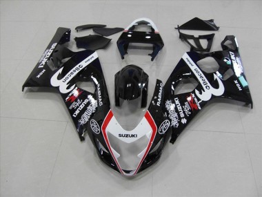 Purchase 2004-2005 Black Red Beacon Suzuki GSXR750 Motorbike Fairings UK