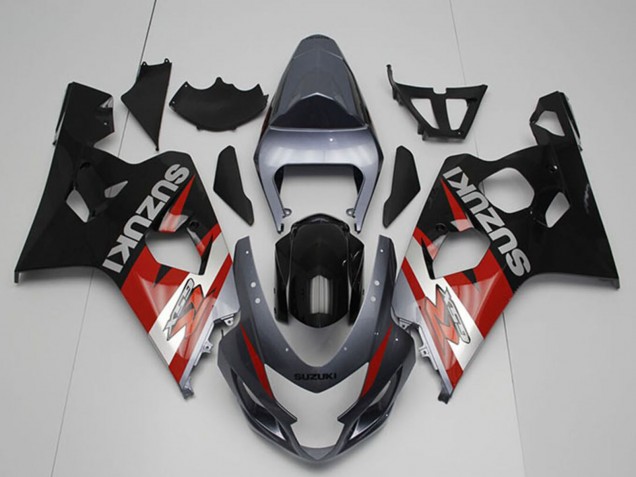 Purchase 2004-2005 Silver Grey Red Black Suzuki GSXR 750 Motorcycle Fairings UK