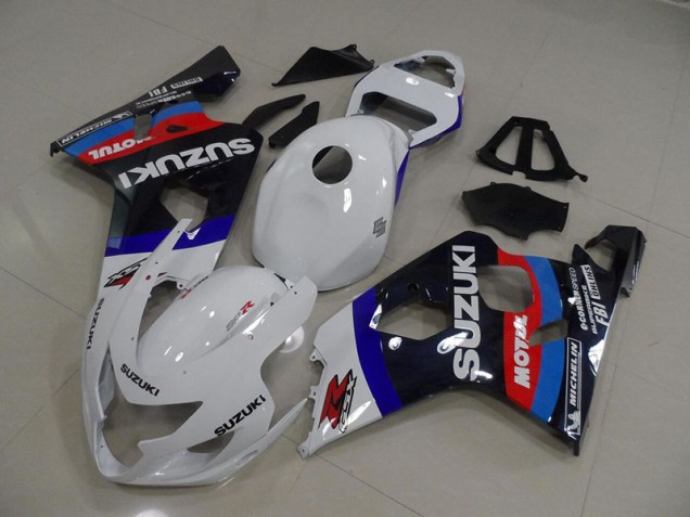 Purchase 2004-2005 White Blue Motul Suzuki GSXR750 Motorcycle Bodywork UK Purchase 2004-2005 White Blue Motul Suzuki GSXR750 Motorcycle Bodywork UK