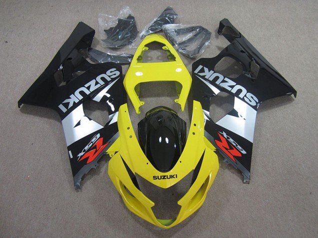 Purchase 2004-2005 Yelow Black Silver Suzuki GSXR750 Motorcycle Replacement Fairings UK Purchase 2004-2005 Yelow Black Silver Suzuki GSXR750 Motorcycle Replacement Fairings UK