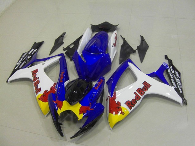 Purchase 2006-2007 Blue White Red Bull Suzuki GSXR750 Motorcycle Fairings UK Purchase 2006-2007 Blue White Red Bull Suzuki GSXR750 Motorcycle Fairings UK