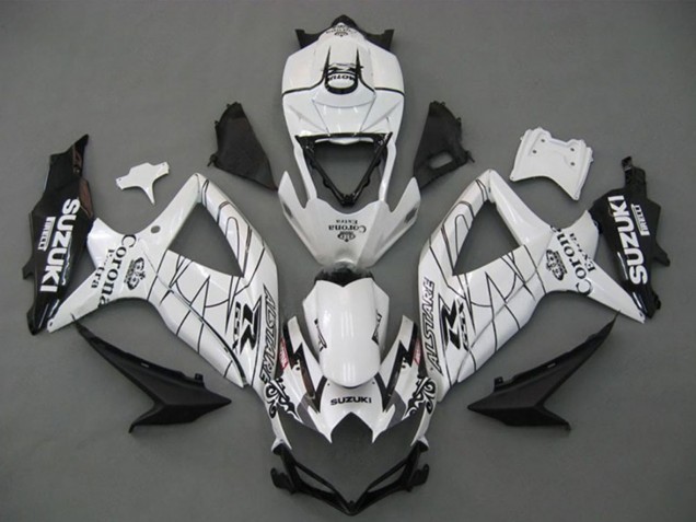 Purchase 2008-2010 White Black Corona Extra Alstare Suzuki GSXR 750 Motorcycle Fairings UK