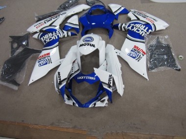 Purchase 2011-2024 White Lucky Strike Motul Suzuki GSXR750 Motorbike Fairing UK