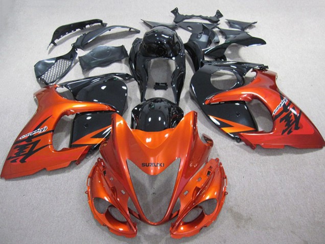 Purchase 2008-2020 Orange Black Suzuki GSXR 1300 Hayabusa Motorcycle Fairings UK