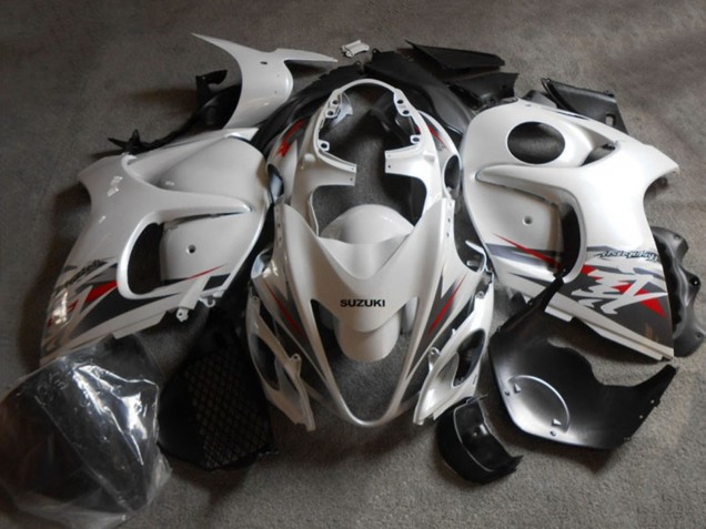 Purchase 2008-2020 White Black Suzuki GSXR 1300 Hayabusa Motorcycle Fairing UK