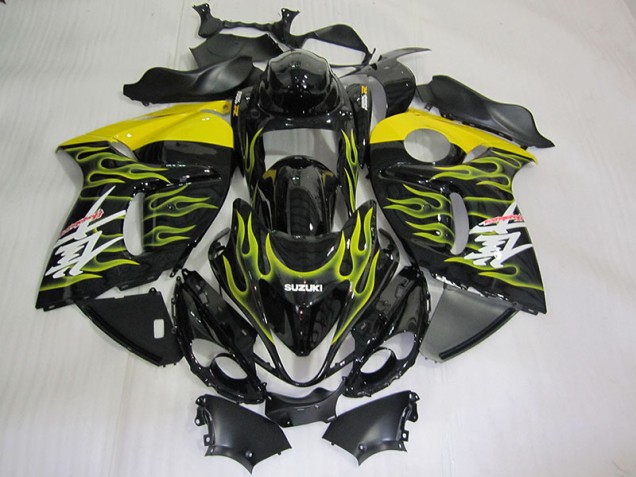 Purchase 2008-2019 Black Yellow Flame Suzuki GSXR1300 Hayabusa Motorcycle Fairing Kits UK Purchase 2008-2019 Black Yellow Flame Suzuki GSXR1300 Hayabusa Motorcycle Fairing Kits UK