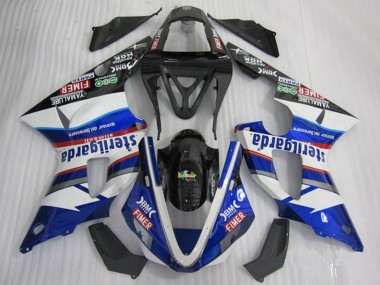 Purchase 2000-2001 White Blue Black Red Fimer Sterilgarda Yamaha YZF R1 Motorcycle Fairings UK