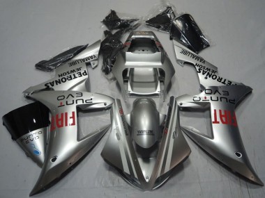 Purchase 2002-2003 Silver Red Fiat Yamaha YZF R1 Motorcycle Fairings UK