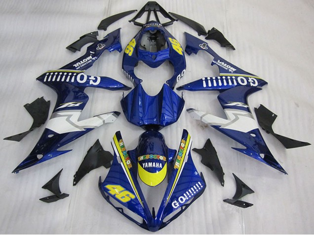 Purchase 2004-2006 Blue Yellow White Go 46 Yamaha YZF R1 Motorcycle Fairings UK