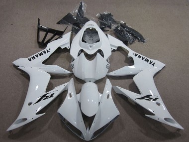 Purchase 2004-2006 White Black Decal Yamaha YZF R1 Motorcycle Fairings UK
