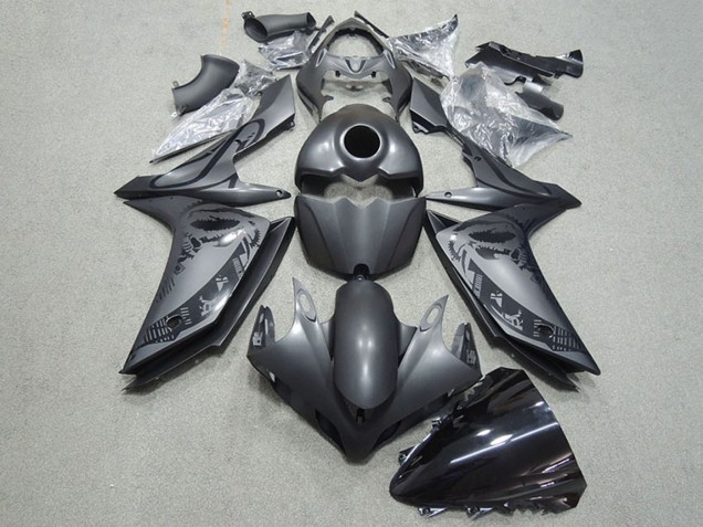 Purchase 2007-2008 Matte Black Yamaha YZF R1 Motorcycle Fairings UK