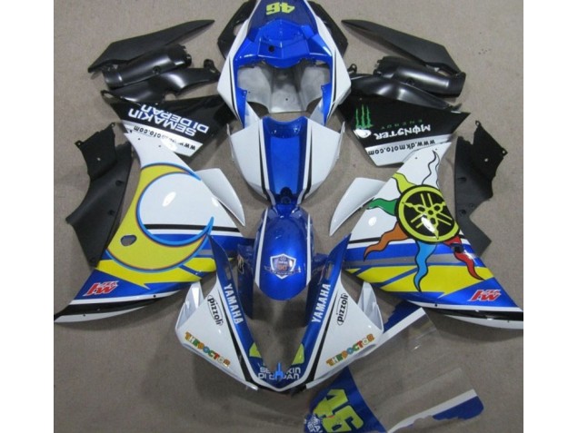 Purchase 2009-2011 Blue White Yellow 46 Yamaha YZF R1 Replacement Fairings UK Purchase 2009-2011 Blue White Yellow 46 Yamaha YZF R1 Replacement Fairings UK
