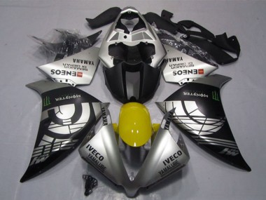 Purchase 2012-2014 Silver Black IVECO Yamalube ENEOS Monster Yamaha YZF R1 Motorcycle Fairings UK