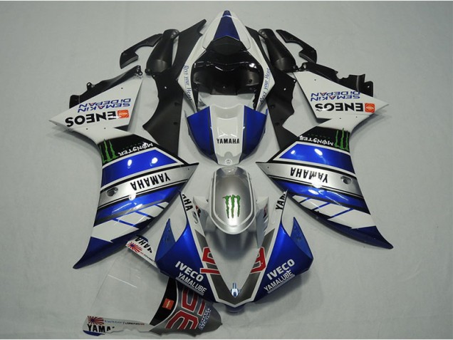 Purchase 2012-2014 Blue White IVECO Yamaha YZF R1 Motorcylce Fairings UK Purchase 2012-2014 Blue White IVECO Yamaha YZF R1 Motorcylce Fairings UK