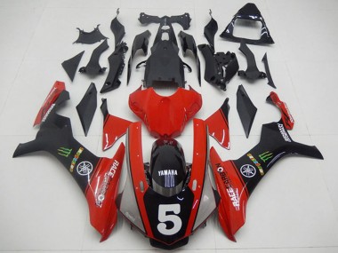 Purchase 2015-2019 Red Black Green Monster 5 Yamaha YZF R1 Motorcycle Fairings UK