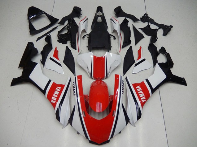 Purchase 2015-2019 White Red Black Yamaha YZF R1 Motorcycle Fairings UK