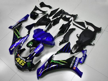 Purchase 2015-2019 Blue White Black Green ENEOS Monster M1 46 Yamaha YZF R1 Motorcycle Fairings UK