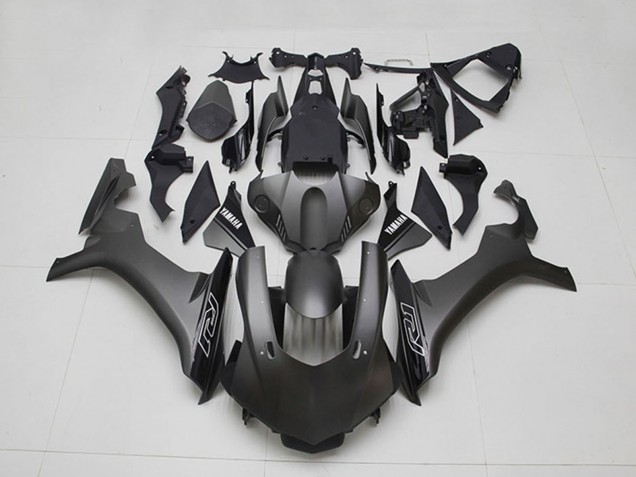Purchase 2015-2019 Matte Black Glossy Black Yamaha YZF R1 Motorcycle Fairings UK