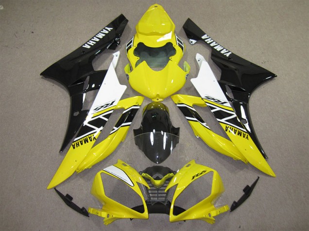 Purchase 2006-2007 Yellow Black Decal Yamaha YZF R6 Motorcycle Fairings Kits UK Purchase 2006-2007 Yellow Black Decal Yamaha YZF R6 Motorcycle Fairings Kits UK