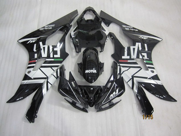 Purchase 2006-2007 Black White Motul Fiat Yamaha YZF R6 Motorcycle Fairings UK Purchase 2006-2007 Black White Motul Fiat Yamaha YZF R6 Motorcycle Fairings UK