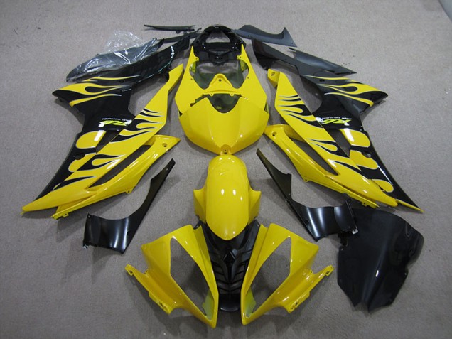 Purchase 2008-2016 Yellow Black Flame Yamaha YZF R6 Motor Bike Fairings UK Purchase 2008-2016 Yellow Black Flame Yamaha YZF R6 Motor Bike Fairings UK