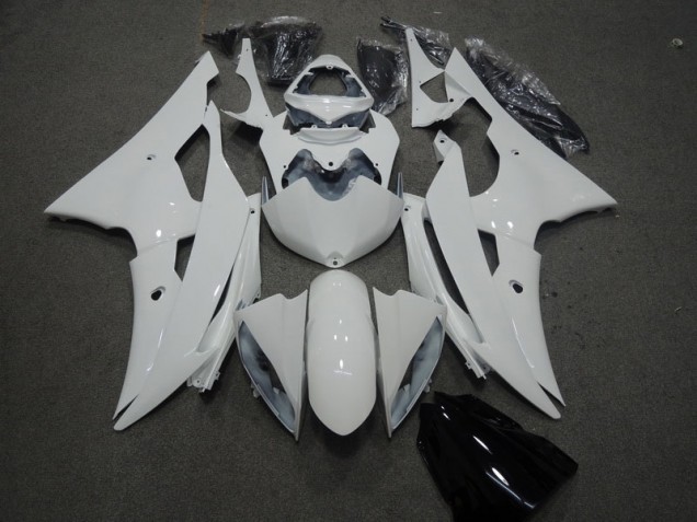Purchase 2008-2016 White Yamaha YZF R6 Motorcycle Fairings UK Purchase 2008-2016 White Yamaha YZF R6 Motorcycle Fairings UK